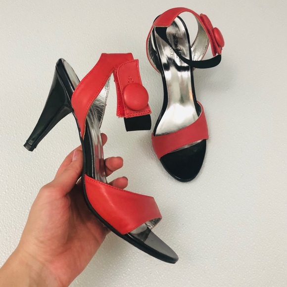 Coach Shoes - Coach and Four strappy open toe sandal high heels